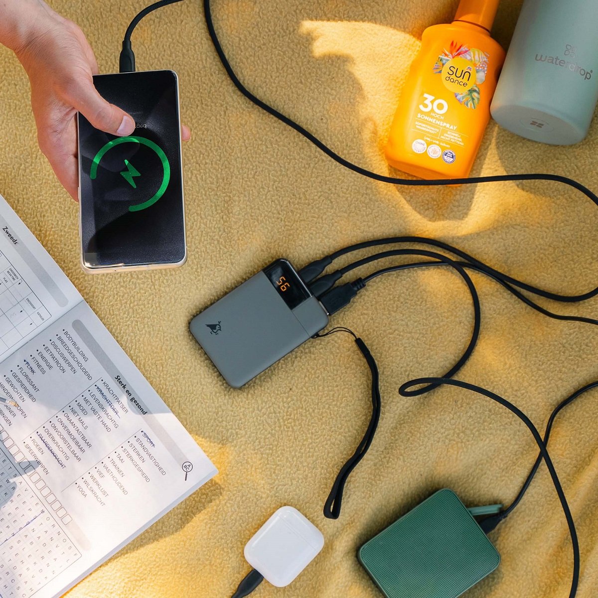 Aqiila Powerbird B5 Powerbank 12w Schwarz 5.000 Mah