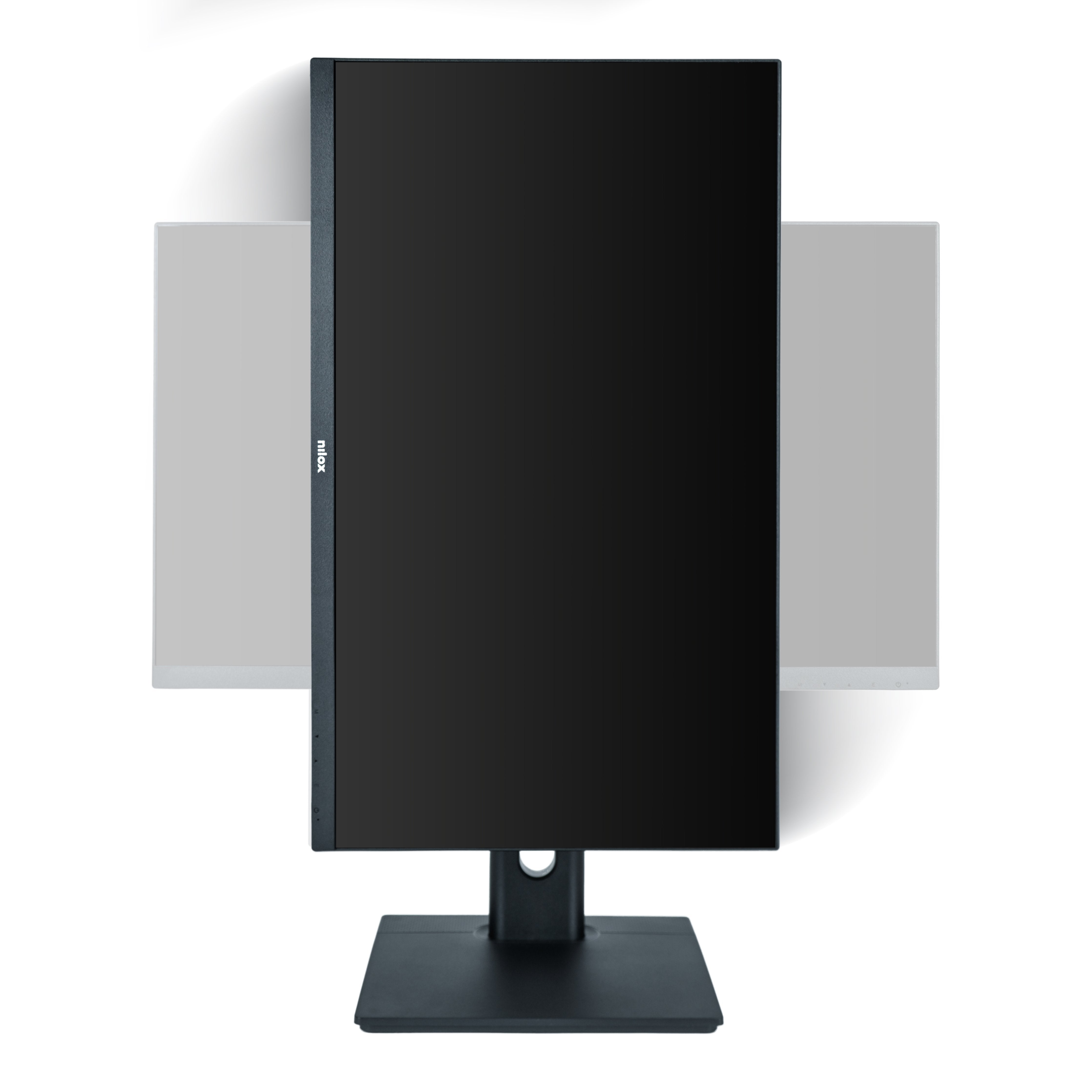 Monitor 24" Dp Hdmi Vga Nilox Nxm24regweb01 Ips Fhd 75hz 5ms 250cd/Mâ² 2x2w Webcam Vesa 100x100 Negro
