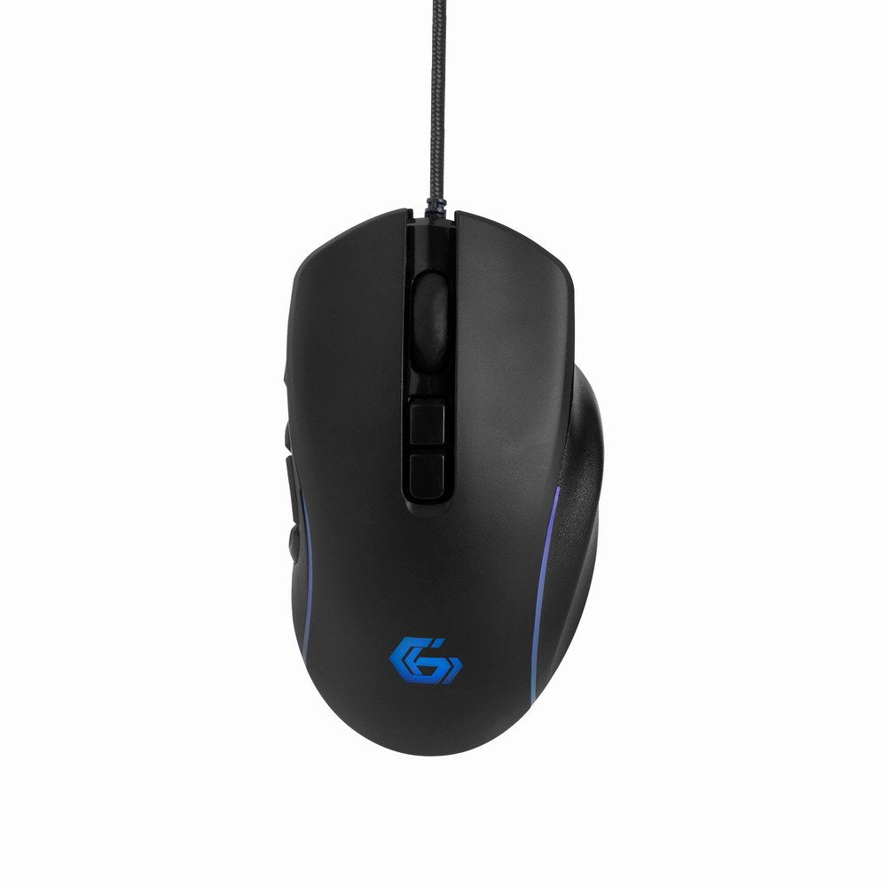 Ratón Gaming Gembird 12 Botones Iluminación Led Negro