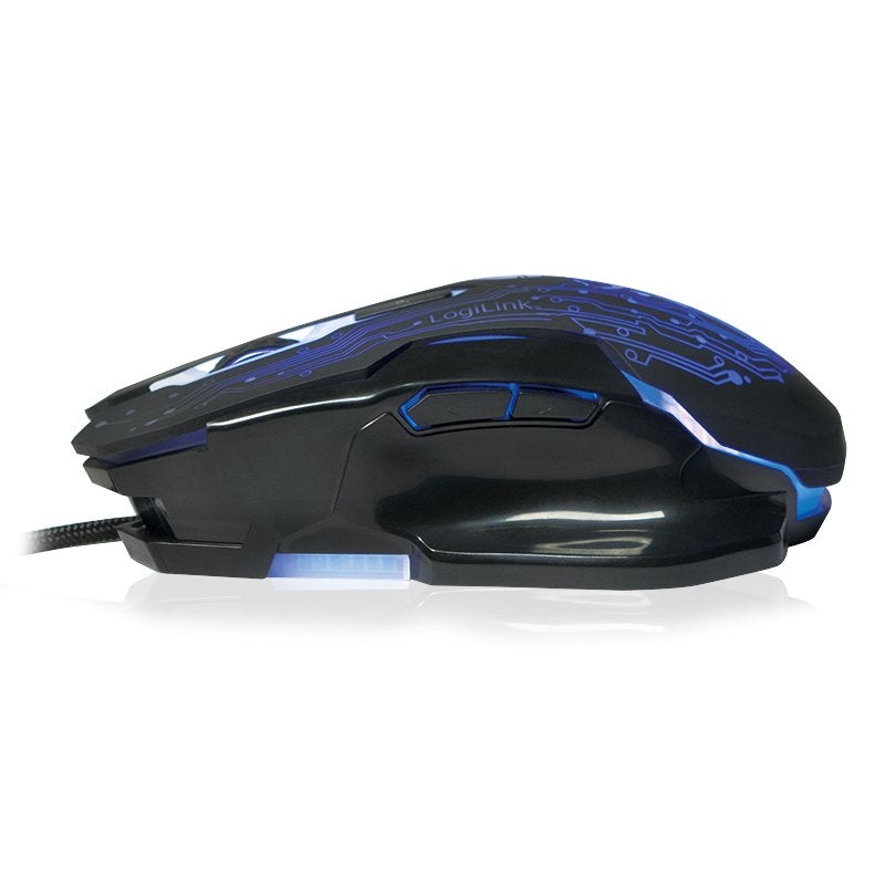 Logilink Id0137 Ratón Usb Tipo A Óptico 2400 Dpi Ambidextro