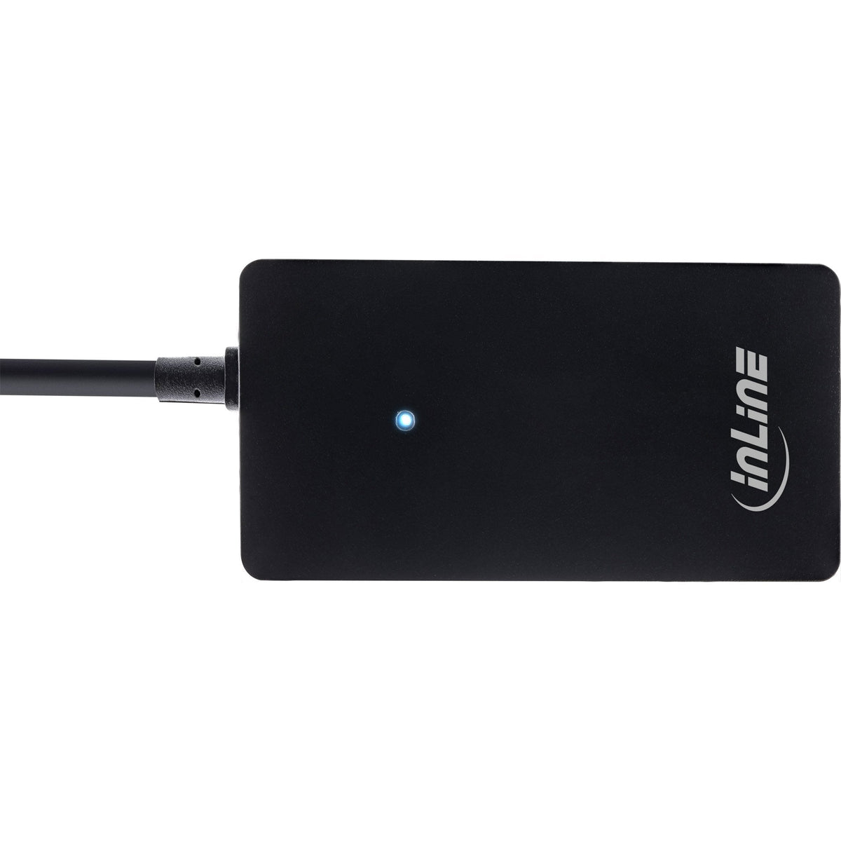 Hub Inline Usb 2.0 De 4 Puertos, Tipo A Macho A 4x Tipo A Hembra, Negro, 30 Cm