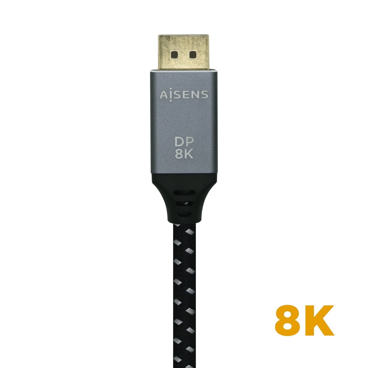 Aisens Cable Displayport V1.4 8k@60hz - Dp/M-Dp/M - 2m - Gris