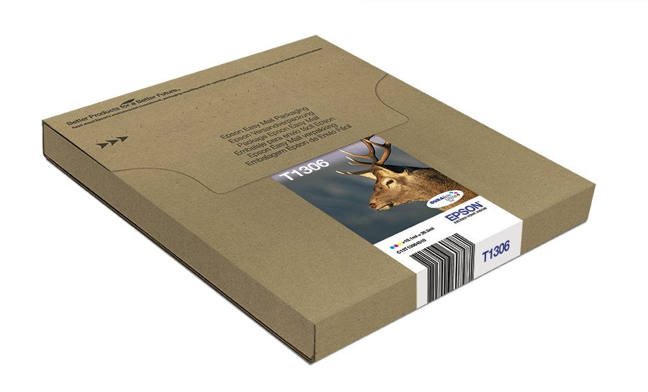 EAN 8715946607481 - Epson Stag T1306 cartucho de tinta 3 pieza(s) Original Alto rendimiento (XL) Cian, Magenta, Amarillo imagen 11