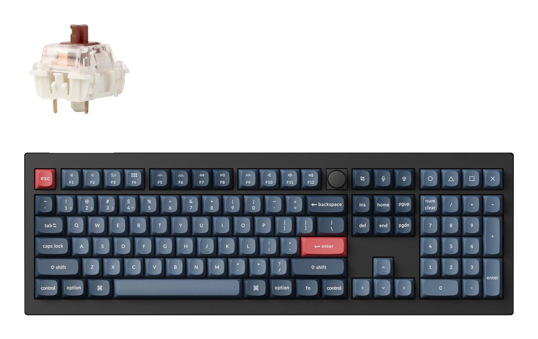 Teclado Mecánico Keychron V6 Max 100% Wireless Gateron Jupi