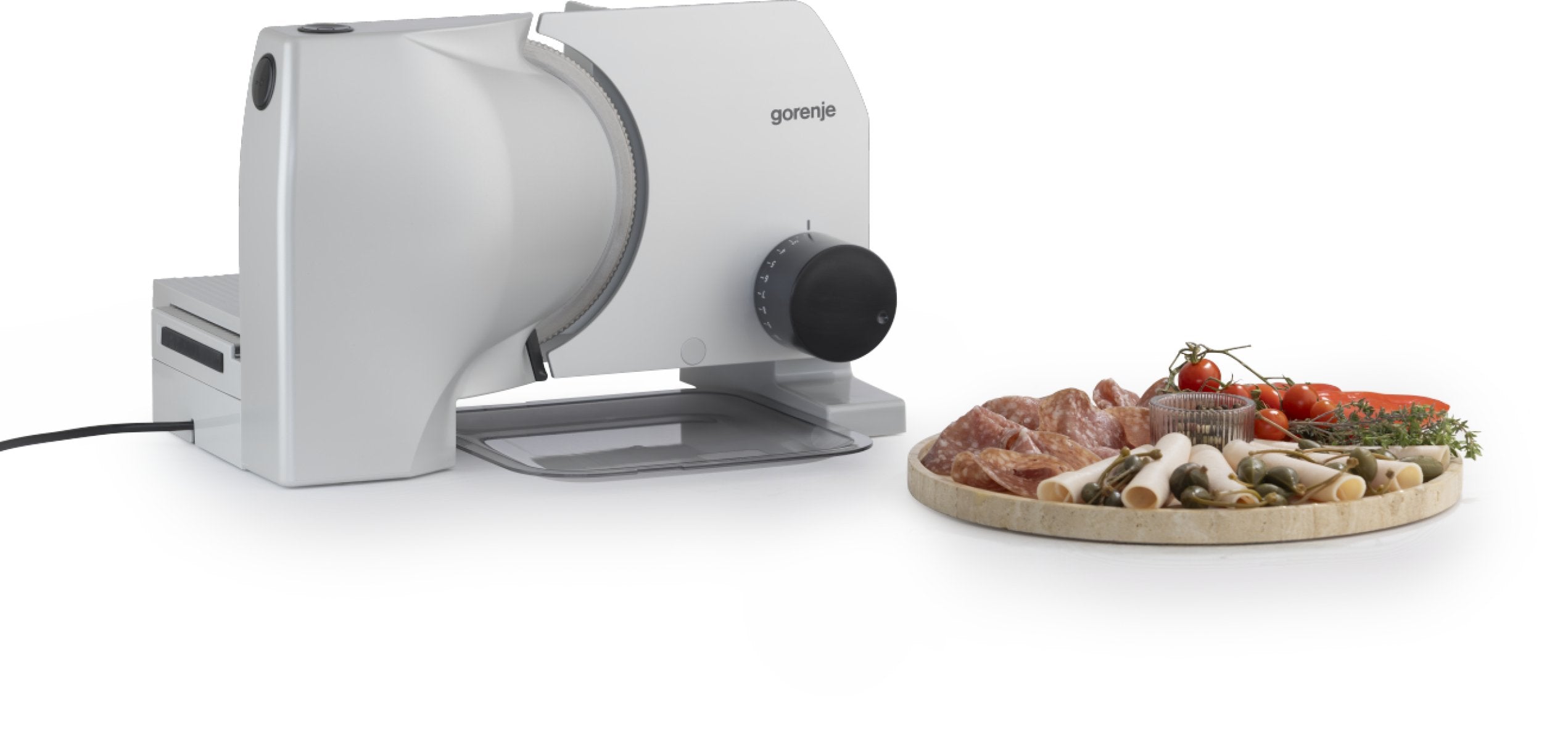 EAN 3838782678967 - Gorenje R708A rebanadora Eléctrico 100 W Acero inoxidable imagen 3