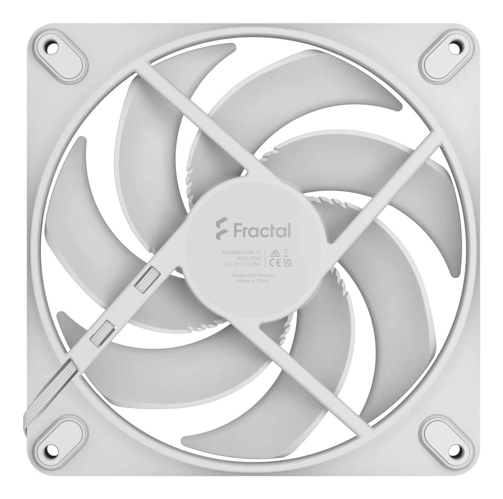 EAN 7340172708872 - Fractal Design Momentum 14 Carcasa del ordenador Ventilador 14 cm Blanco 1 pieza(s) imagen 4