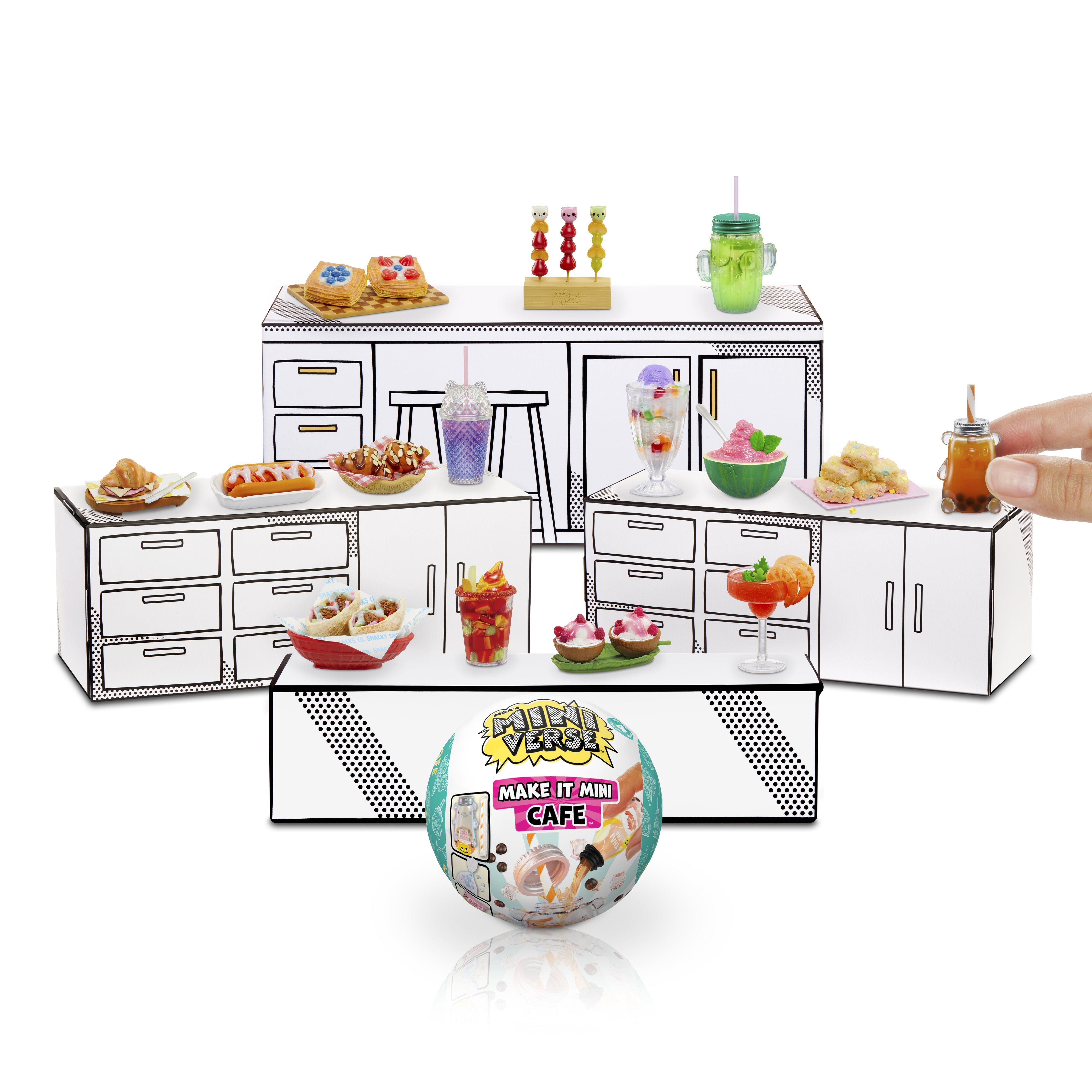 Figurki Miniverse Make It Mini Foods: Cafe 1 Sztuka