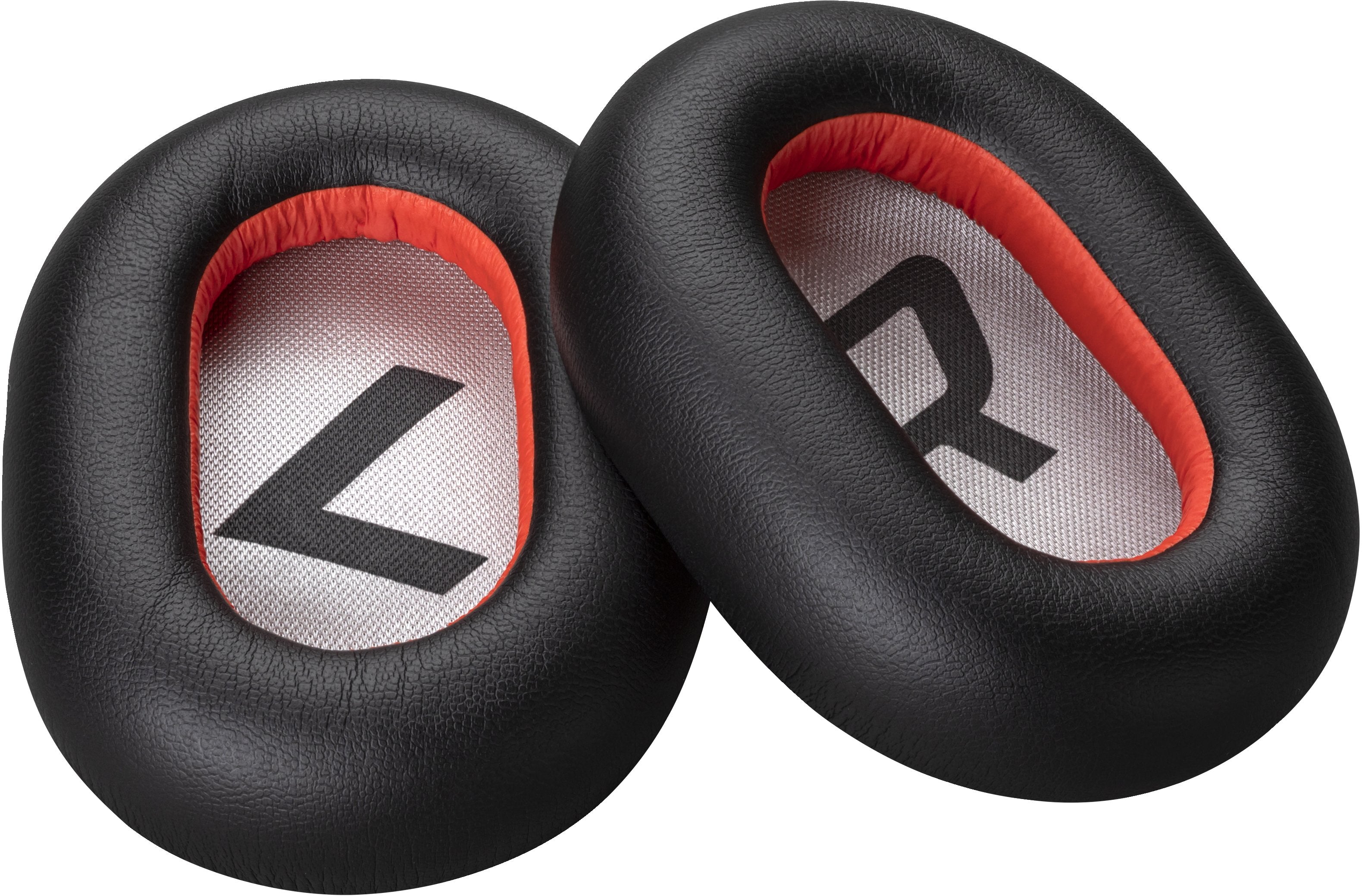 EAN 0017229171749 - HP Poly Voyager 8200 Black Leatherette Ear Cushions (2 Pieces) Juego de fundas protectoras desechables imagen 1