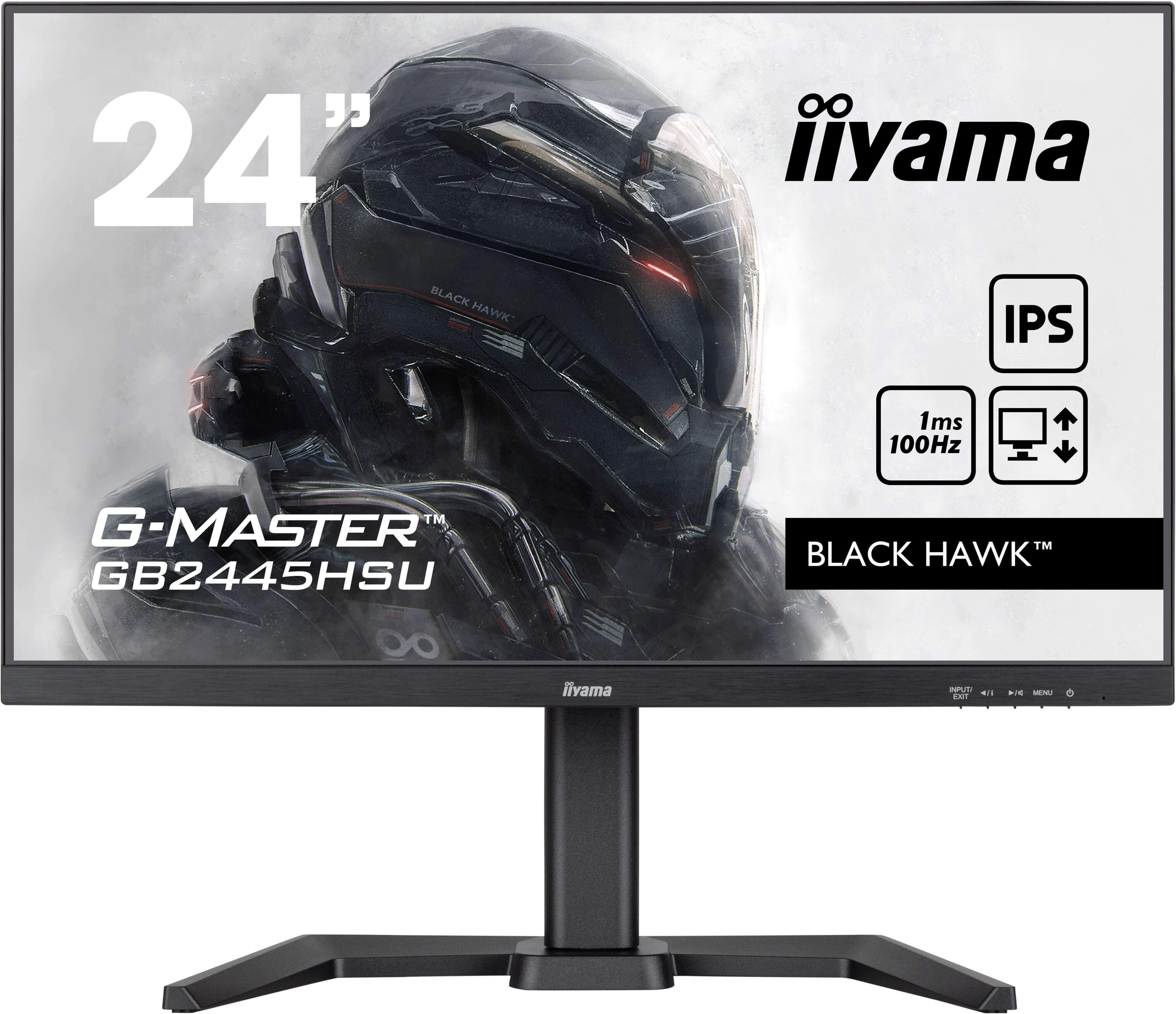 Monitor Gaming Iiyama  24" Gb2445hsu-B2 16:9 Hdmi+Dp+2xusb