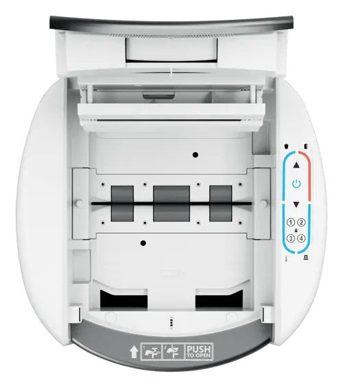 Trituradora Leitz 80420000 Iq Optimax Autofeed 300, P4, 300 Hojas, Cubo De 25 L