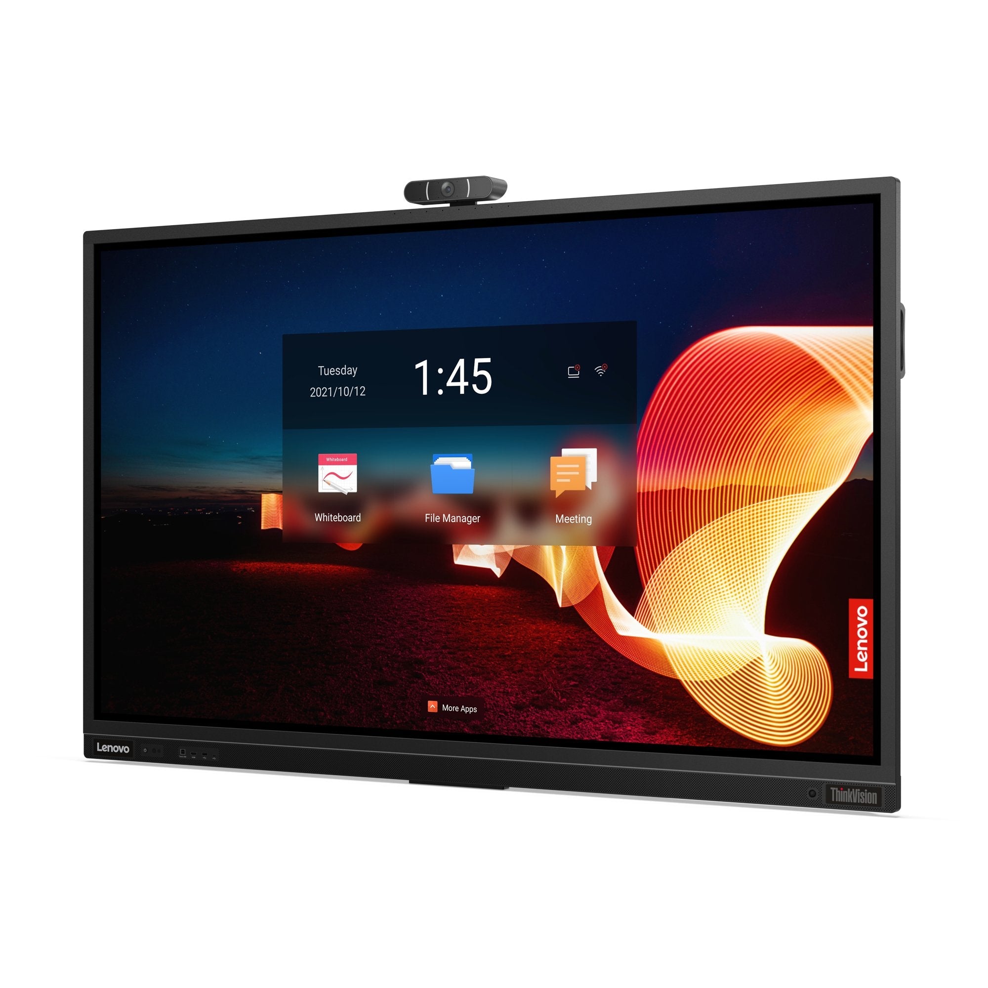 Monitor Lenovo 62f4wa1cek (75") 3840 X 2160 Pixeles 4k Ultra Hd Led Pantalla Táctil Negro