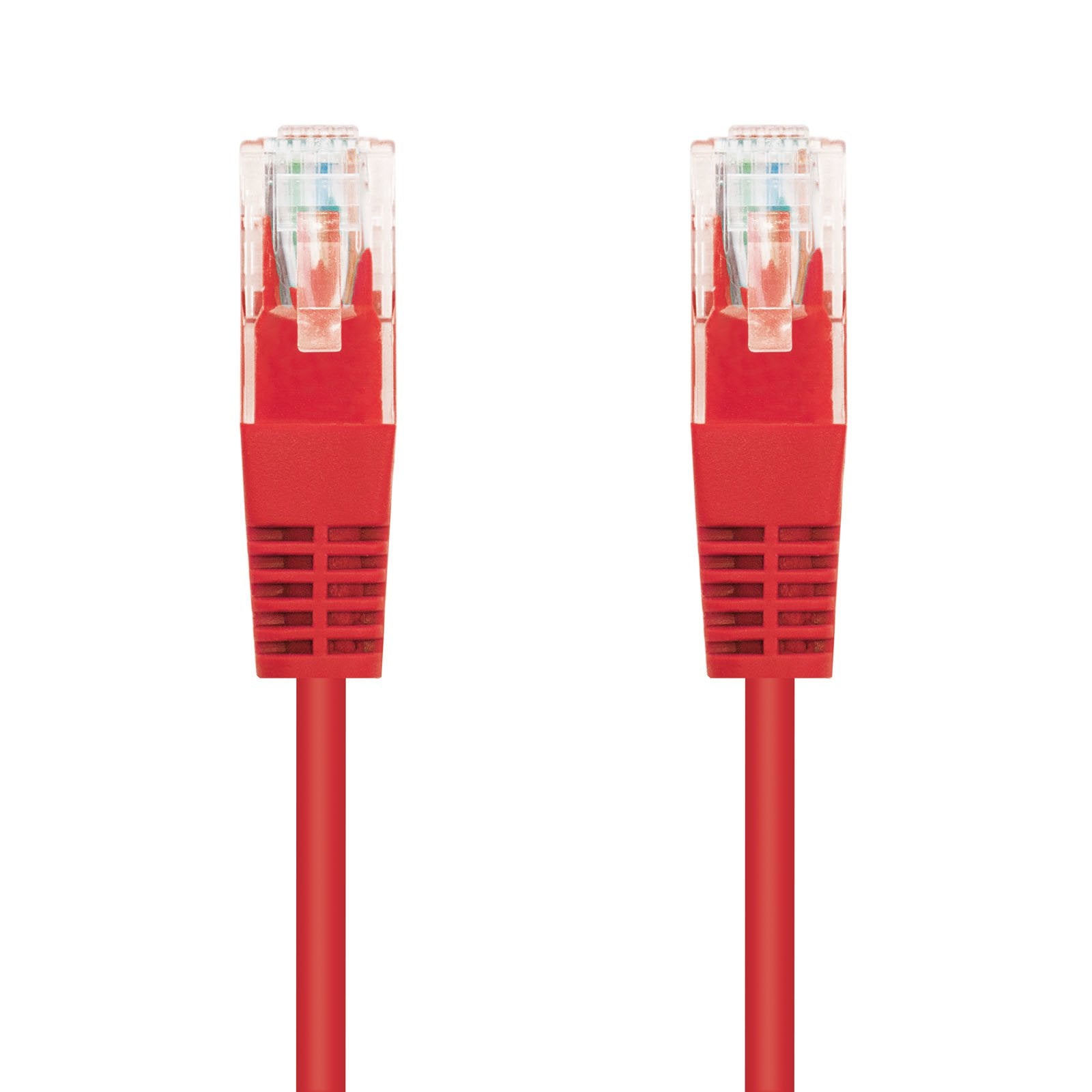 EAN 8433281003293 - Nanocable 10.20.0101-R cable de red Rojo 1 m Cat5e U/UTP (UTP) imagen 2