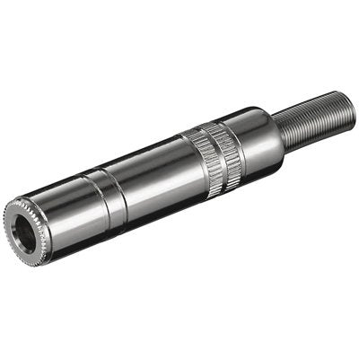 Conector Jack 6,35" Hembra Mn Metal