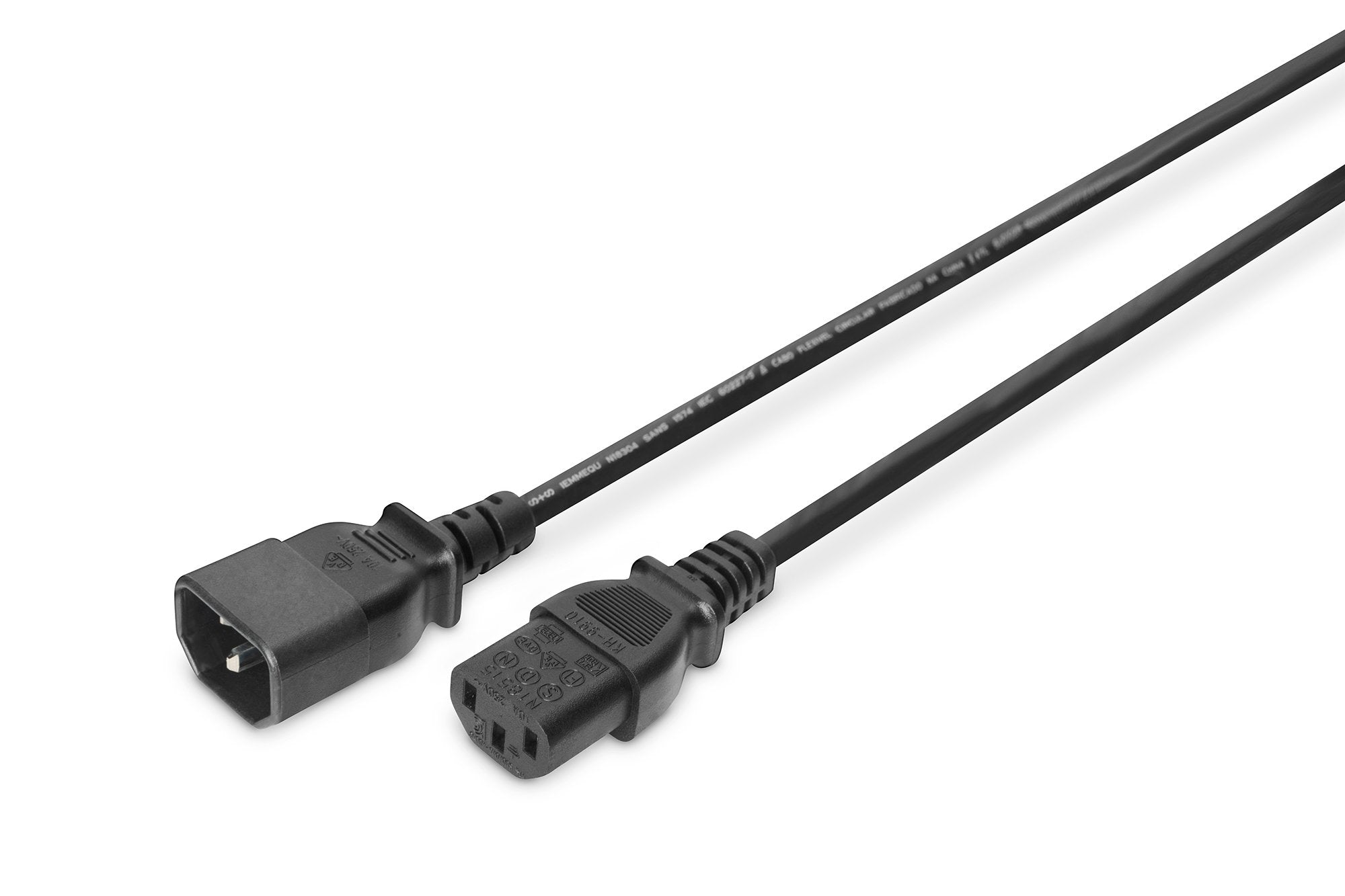 Cable De Alimentación Iec Macho - Hembra 1.8m