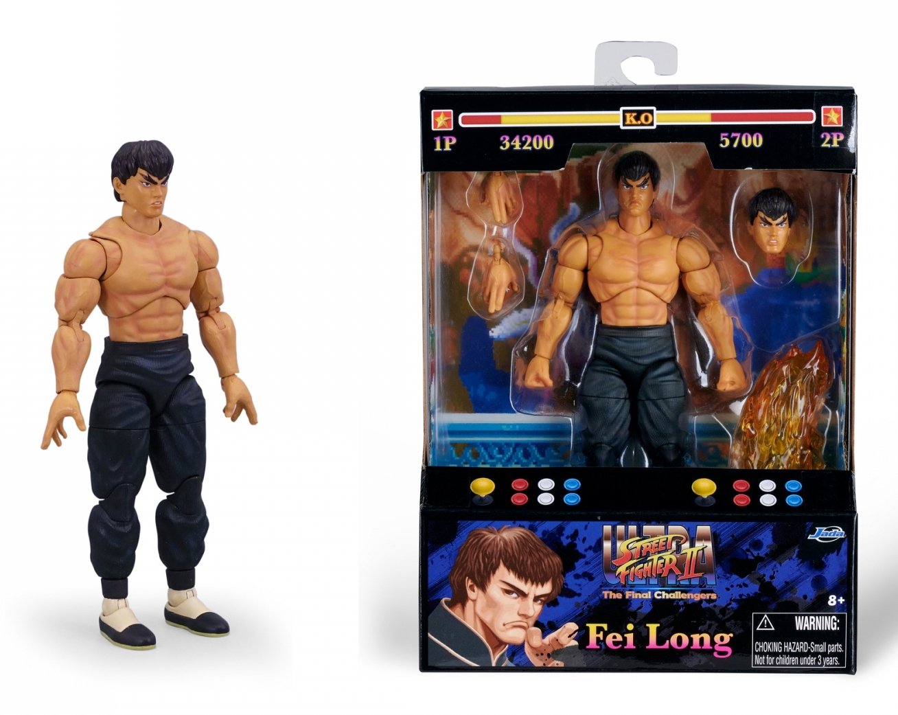Figura Fei-Long Street Fighter Ii 15cm