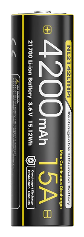 EAN 6952506494620 - Nitecore NL2142LTHPI batería recargable industrial Ión de litio 4200 mAh 3,6 V imagen 1