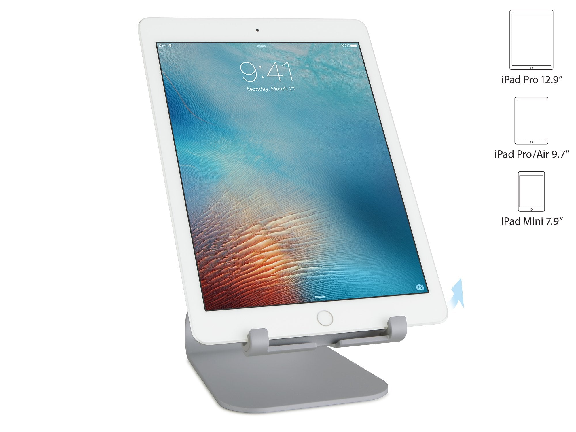 EAN 0891607000780 - Rain Design mStand tablet plus Soporte pasivo Tablet/UMPC Gris imagen 3