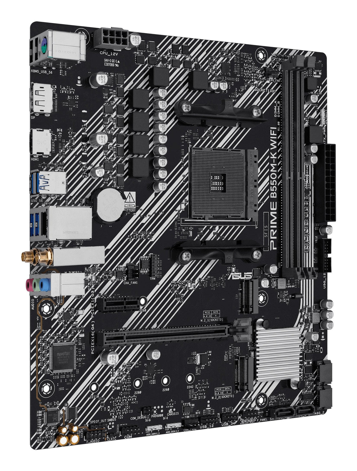 Placa Base Asus Prime B550m-K Wi-Fi Amd,Am4,Ddr4,Mat