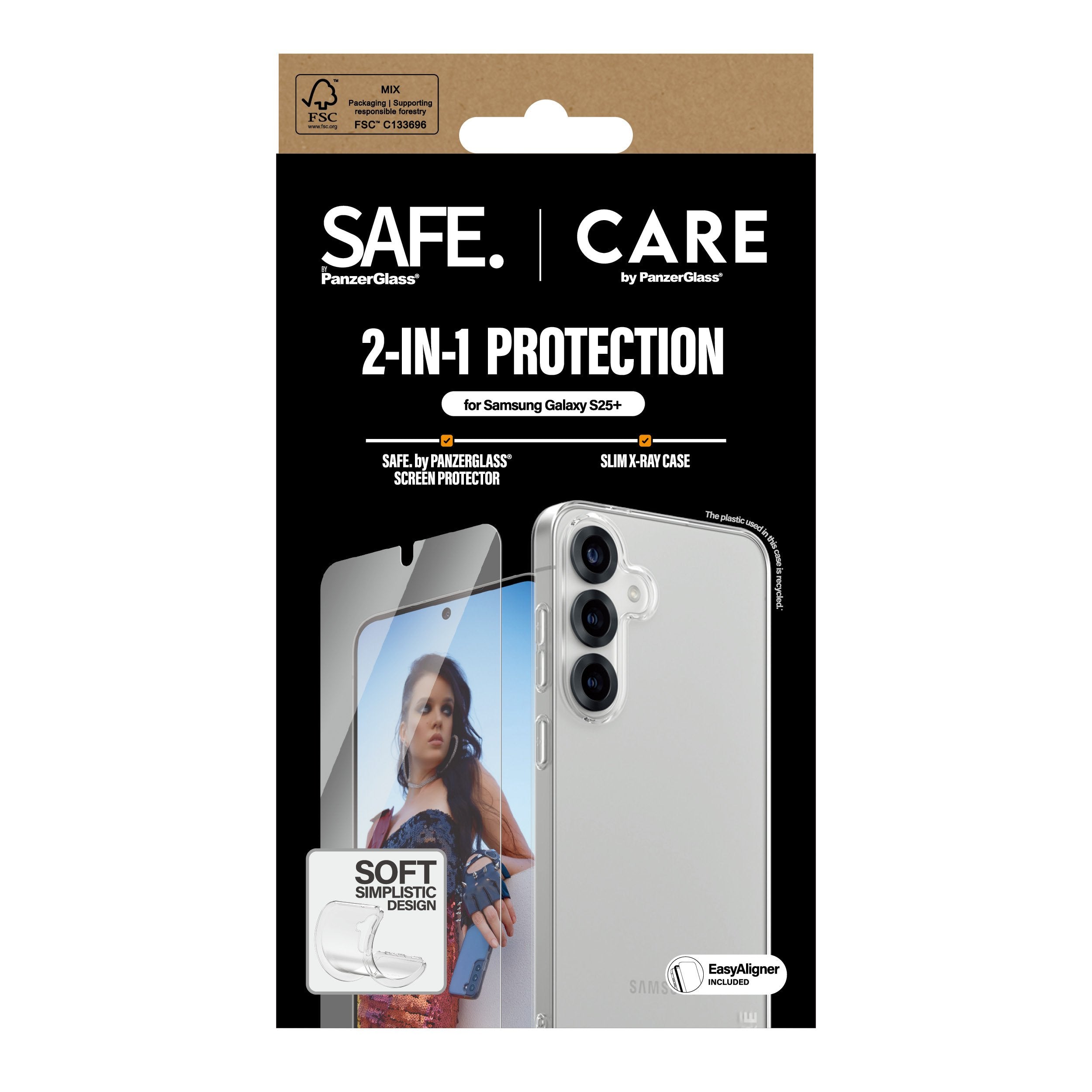 EAN 5715685016073 - PanzerGlass CARE™ by ® 2-in-1 Bundle Samsung Galaxy S25+ Protector de pantalla 1 pieza(s) imagen 3