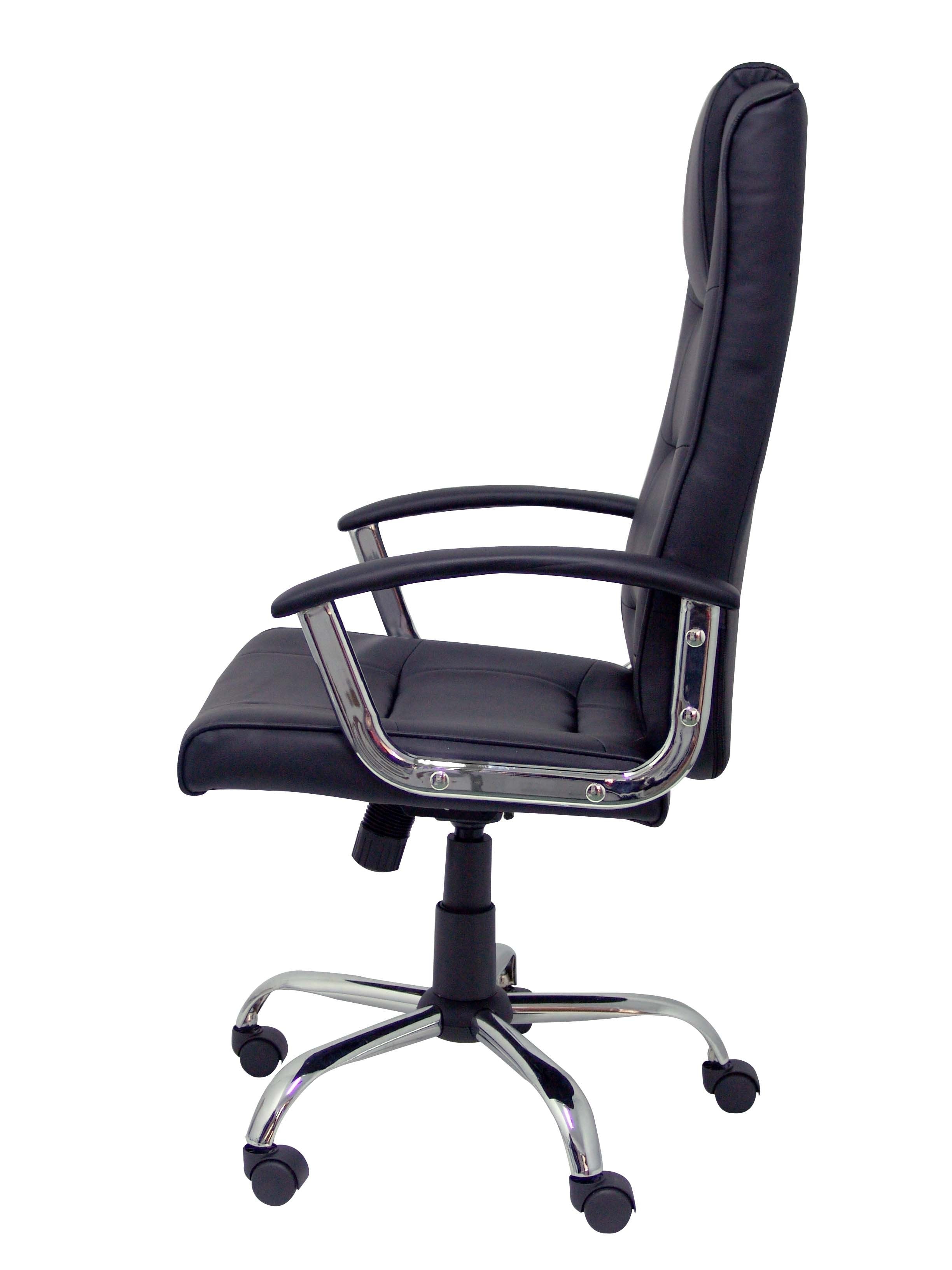 Sillón Modelo Guadalimar Simil Piel Negro Piqueras Y Crespo  Sillón Modelo Guadalimar Simil Piel Negro Piqueras Y Crespo 280dbspne