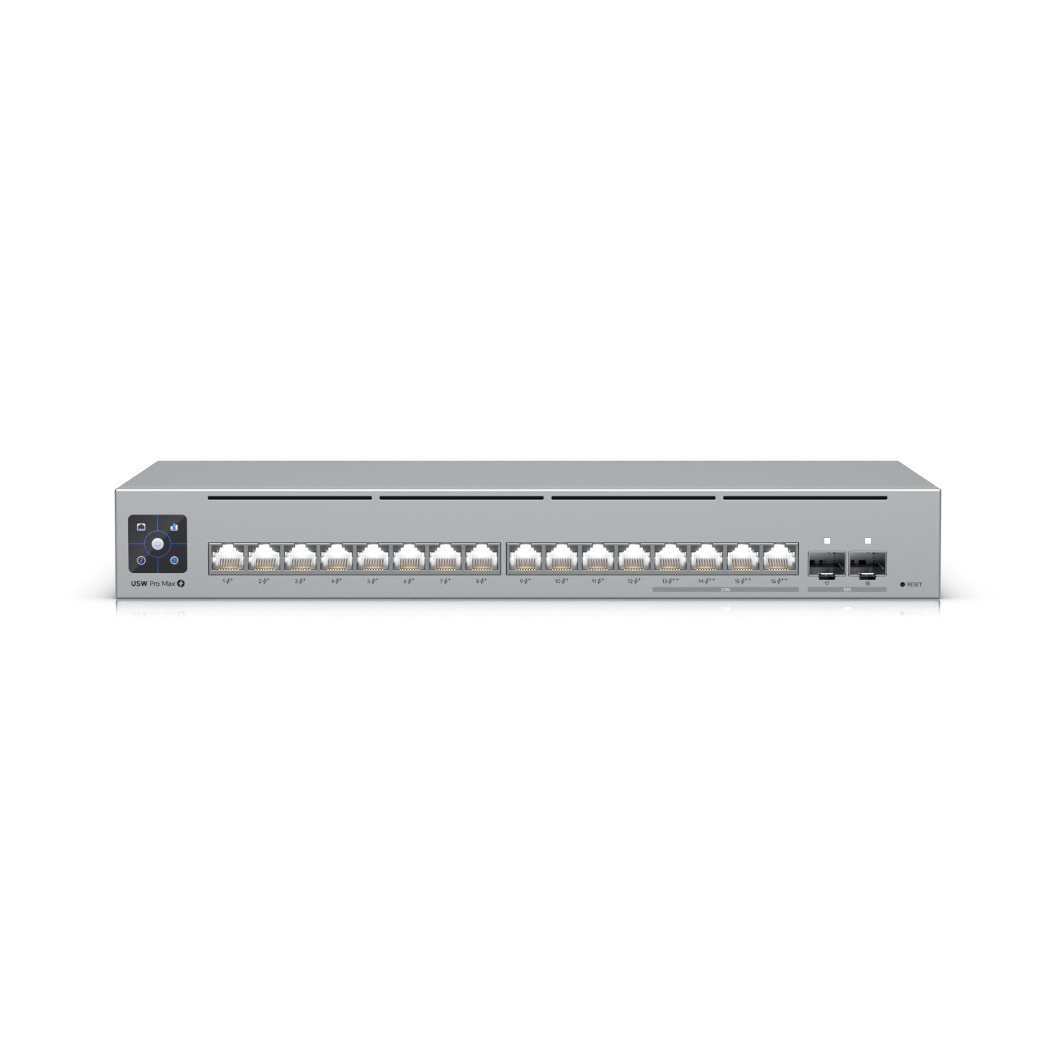 EAN 0810084694572 - Ubiquiti Pro Max 16 PoE Gestionado L3 Gigabit Ethernet (10/100/1000) Energía sobre Ethernet (PoE) Gris imagen 1