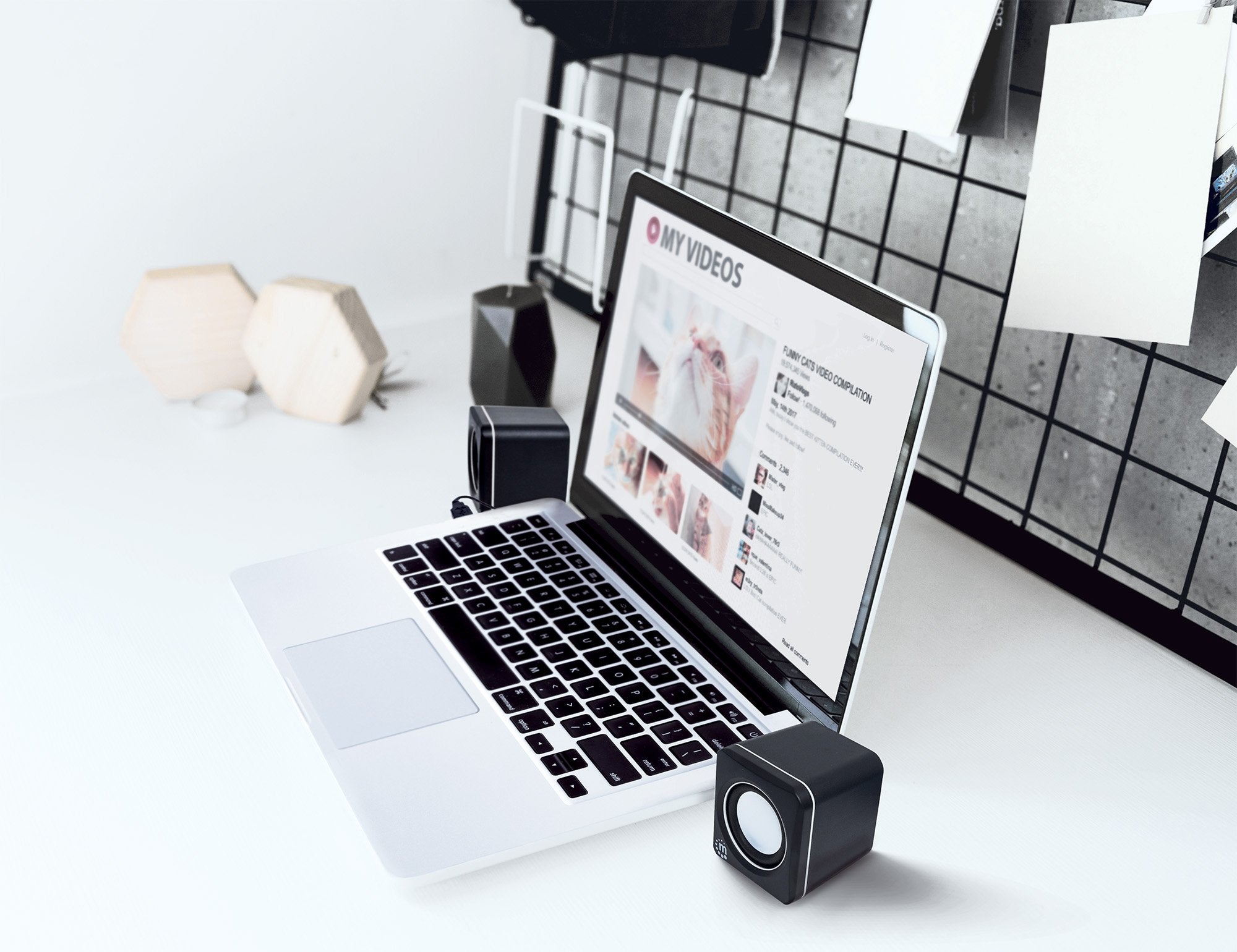 Manhattan Usb-Lautsprecher - 2600 Series Negro Plata