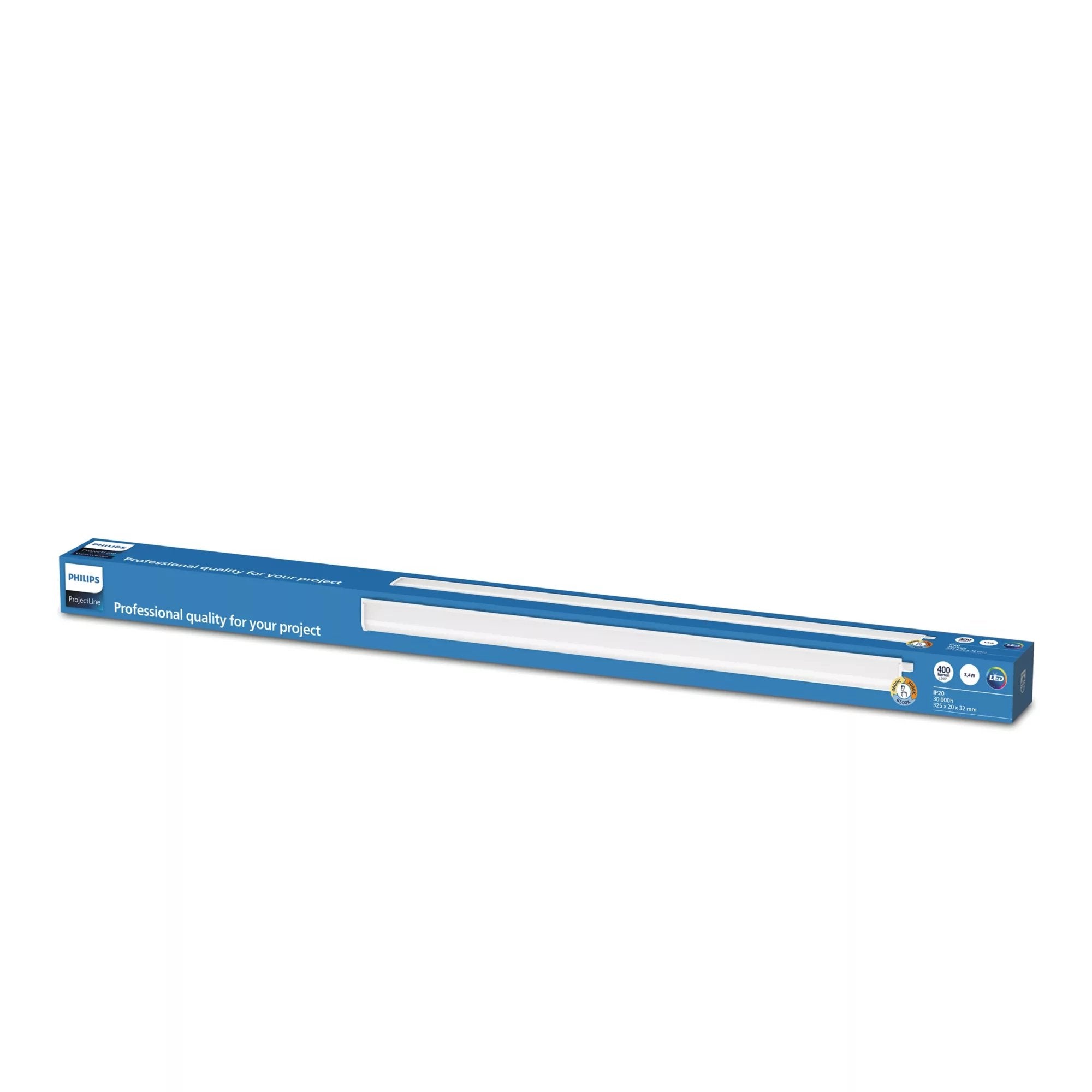 Regleta Led Bajo Mueble Projectline 3,4 W 400 Lm 3 Temperaturas 325 Mm