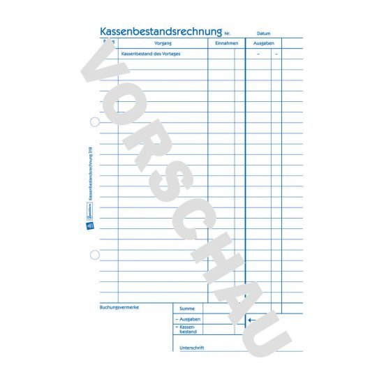 Avery Zweckform Recibo - 50 Hoja - A5 (148 X 210 Mm)