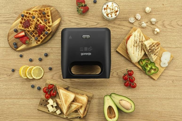 EAN 3838782657689 - Gorenje SM703GCB sandwichera 700 W Negro imagen 6