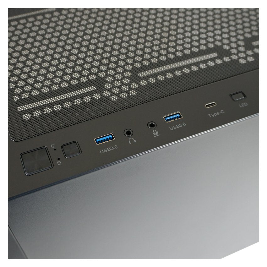Lc-Power Gehäuse Gaming 810b Dark_crawler_x Black Retail