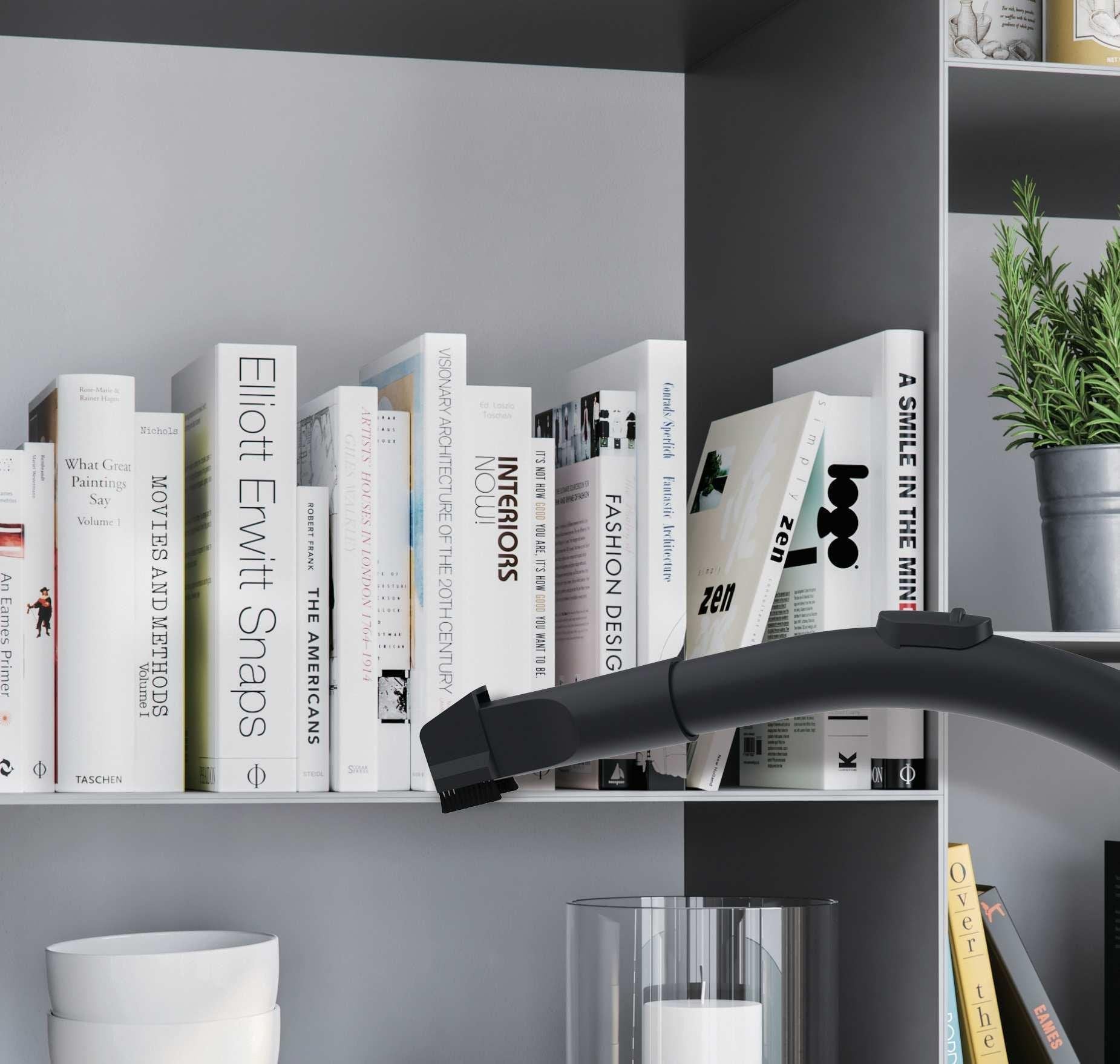 Hoover He120pet 011 Vacuum Cleaner, Bagged, Power 700 W, Bag 2.5 L, Working Radius 8.2 M, Black Grey