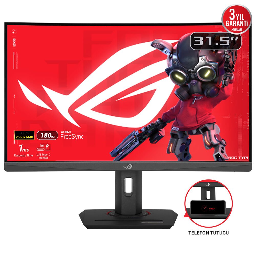 EAN 4711387497159 - ASUS ROG Strix XG32WCS pantalla para PC 80 cm (31.5") 2560 x 1440 Pixeles Quad HD LED Negro imagen 1