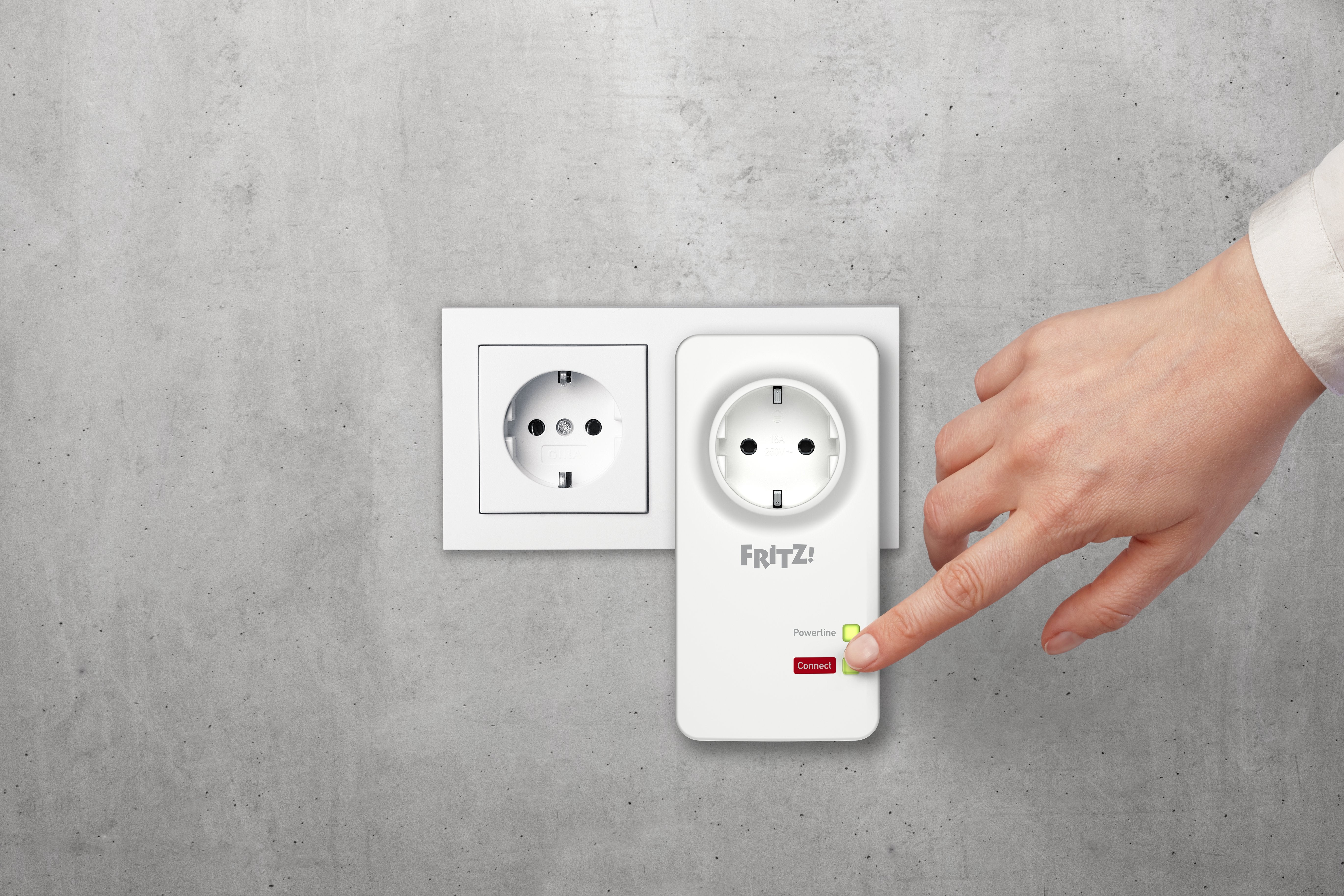Avm Fritz!Powerline 1220e 1200mbit/S Ethernet Blanco 2pieza(S) Adaptador De Red Powerline