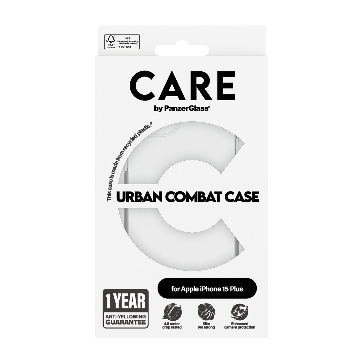 EAN 5715685005589 - PanzerGlass CARE™ by ® Urban Combat Case Transparent iPhone 15 Plus funda para teléfono móvil Transparent imagen 3