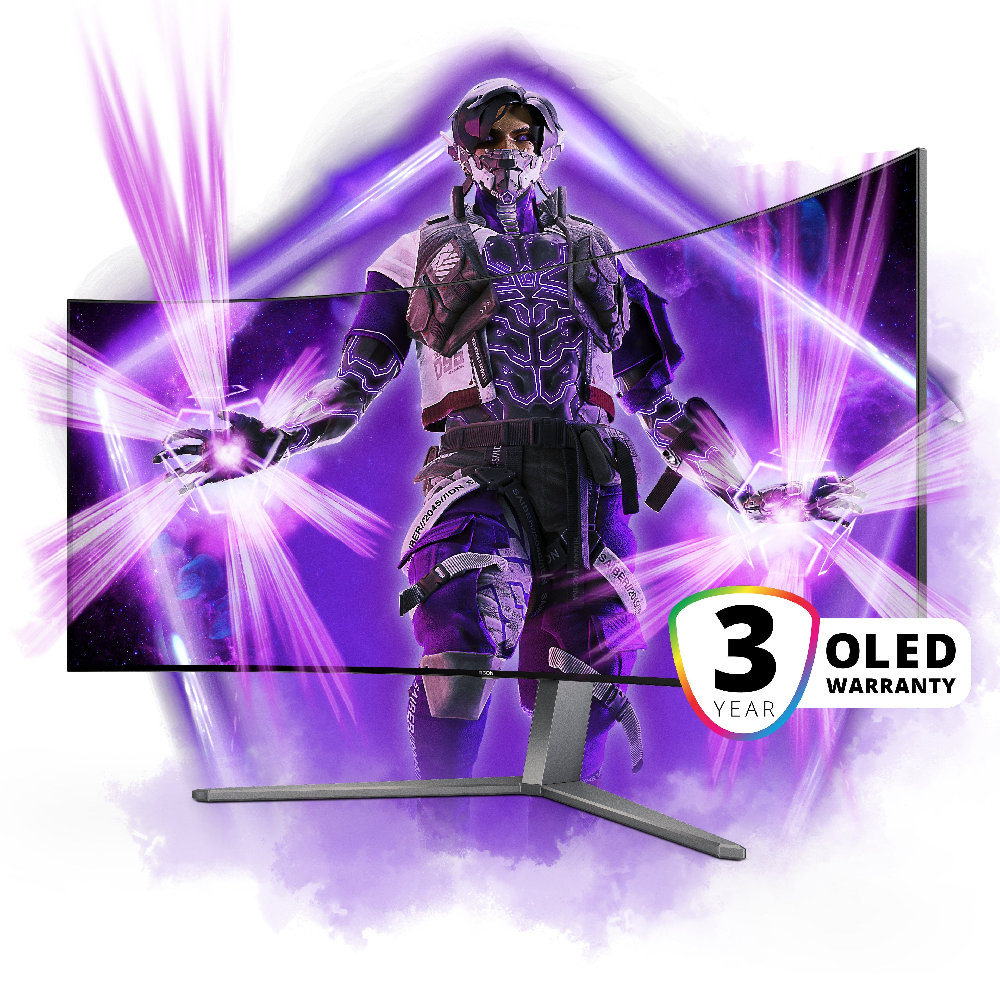 Monitor De Gaming  44.5" Aoc Ag456uczd Negro