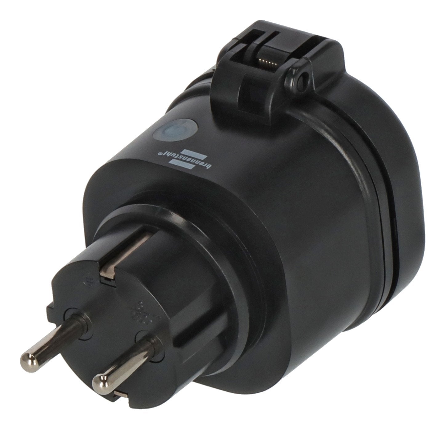 EAN 4007123692965 - Brennenstuhl 1294860100 enchufe inteligente 3680 W Hogar Negro, Gris imagen 3