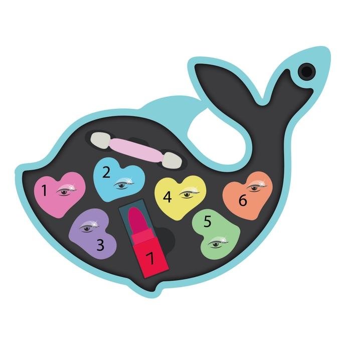 Estuche Maquillaje Delfin Lovely Make Up Crazy Chic