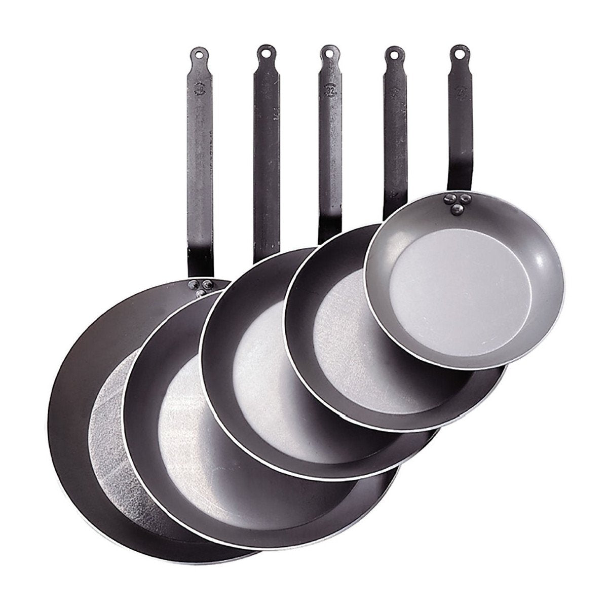 De Buyer Carbone Plus Lyonnaise Frying Pan, 24cm