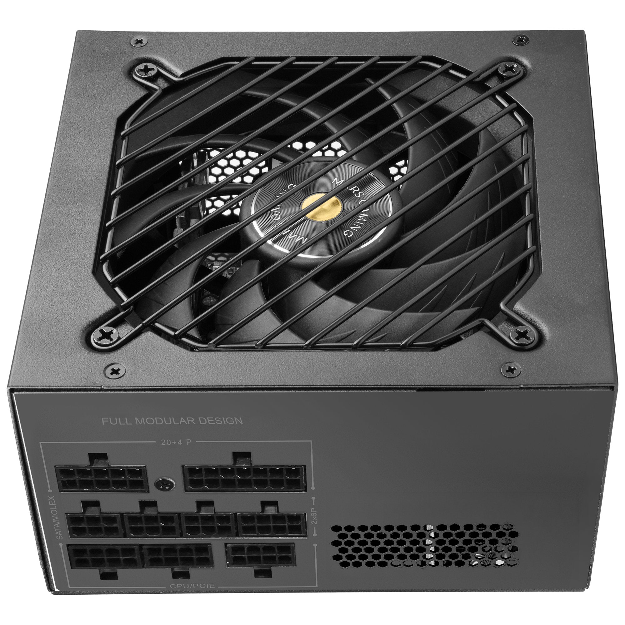 Fuente Modular Mars Gaming 650w Mpb650psi Atx3.1 80+Gold Pfc Activo Pcie5.1 12v-2x6 Dc-Dc Smd Negro