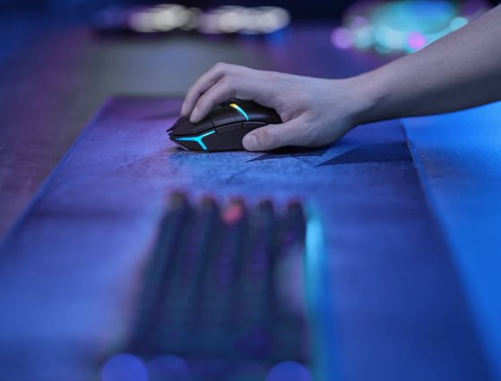 Raton Corsair Inalambrico Gaming Nightsabre Rgb Bt Optico Negro Ch-931b011-Eu