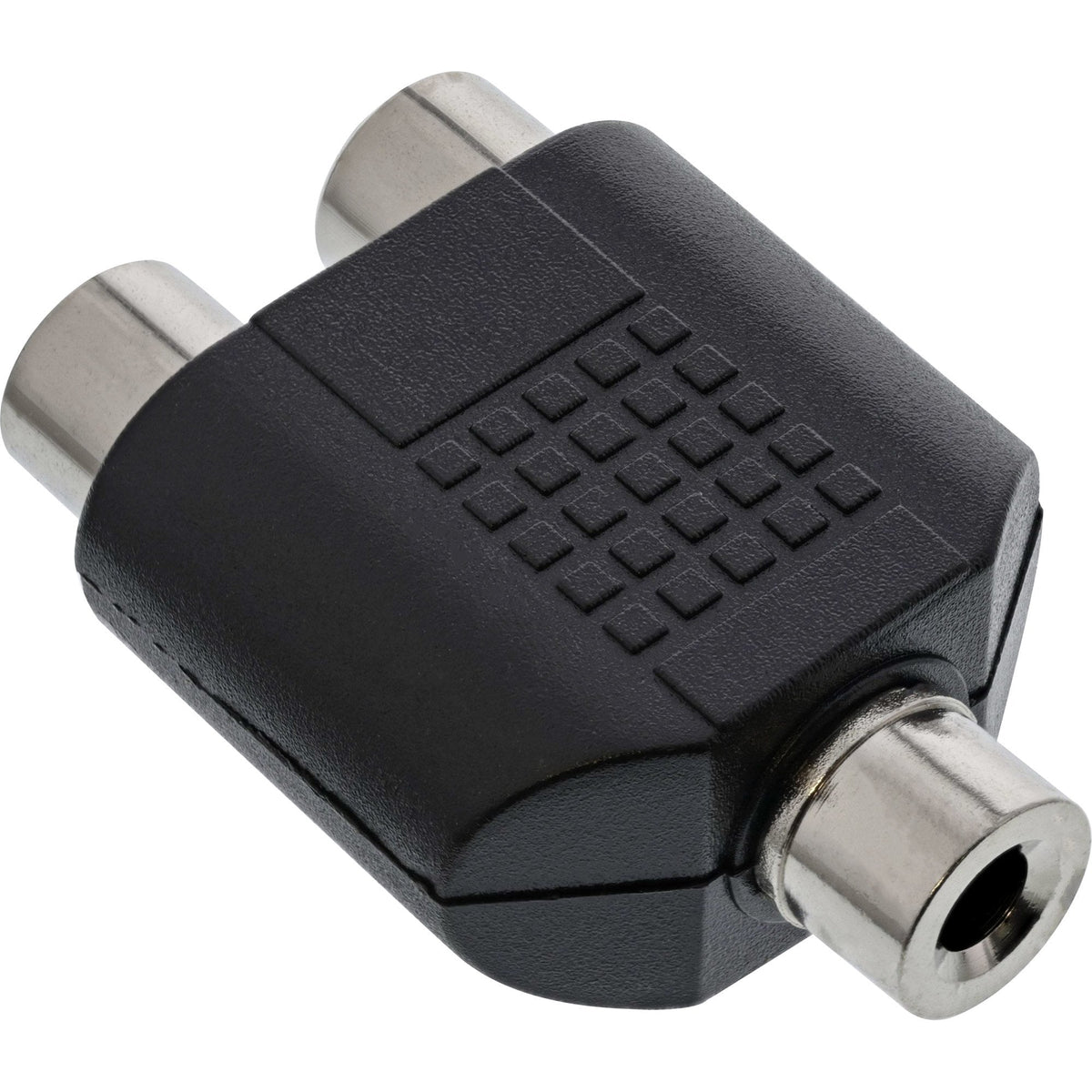 Adaptador De Audio Inline Jack De 3,5 Mm Hembra Mono A 2x Rca Hembra