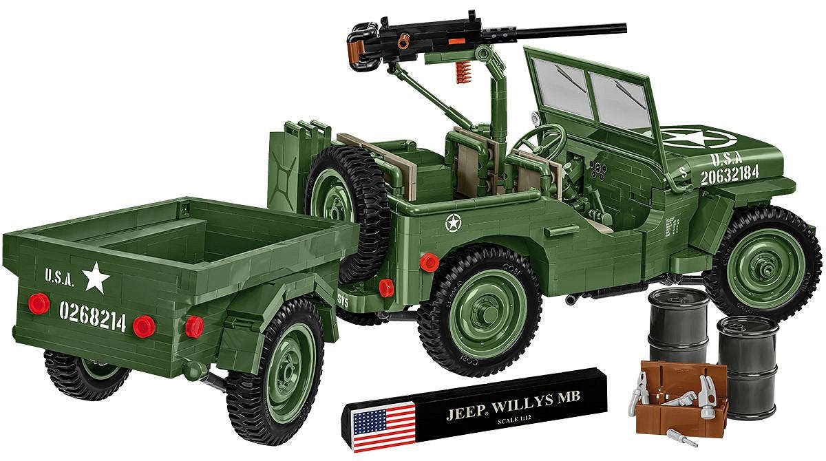 Cobi Willys Mb & Trailer Executive Edition Cobi-2804
