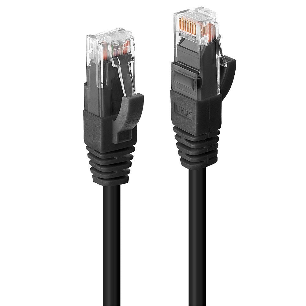 EAN 4002888454353 - Lindy 45435 cable de red Negro 5 m Cat6 U/UTP (UTP) imagen 1