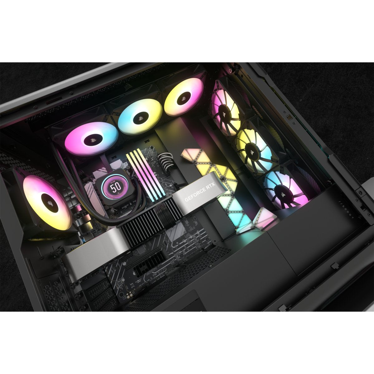 Refrigeración Líquida Corsair Cooling Hydro H150i Icue Elite Lcd Xt 360mm Cw-9060075-Ww