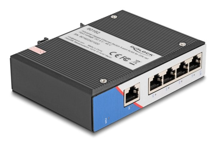 Industrie Gigabit Ethernet Switch 5 Port Rj45 Für Hutschiene
