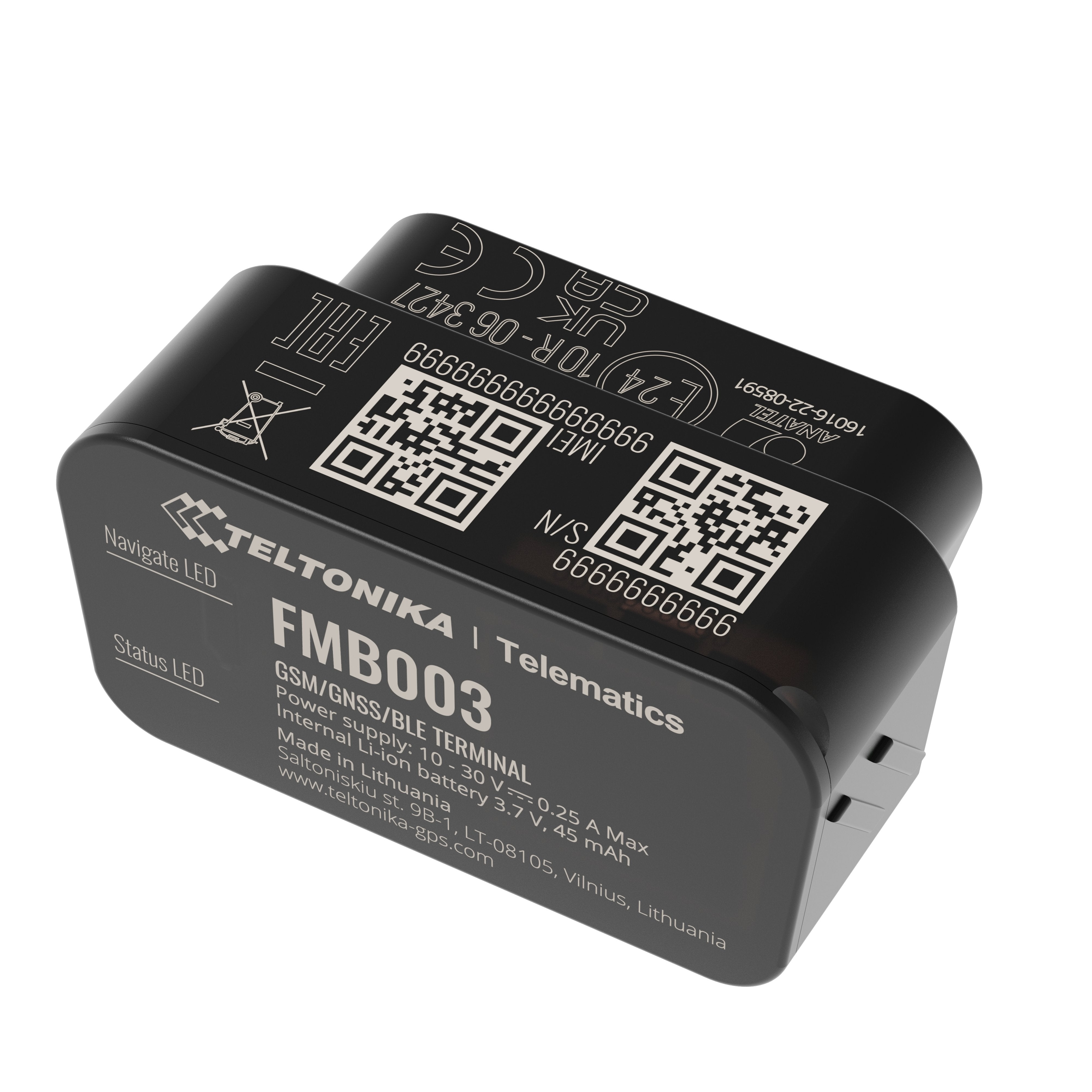 Teltonika · Tracker Gps · Fmb003 · Fahrzeug · Gnss Gsm Ble 4.0