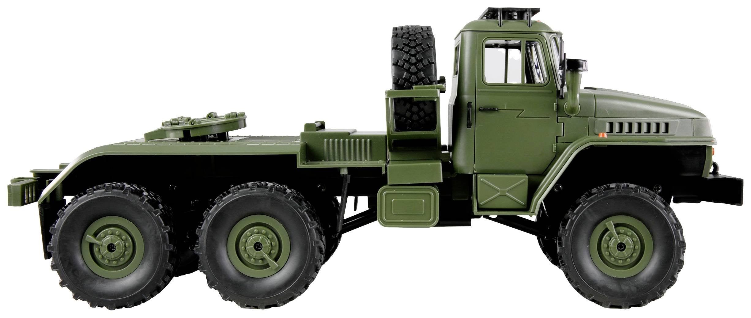 Amewi Ural B36 Militär Lkw 6wd Con Tieflader 1:16 Rtr Verde