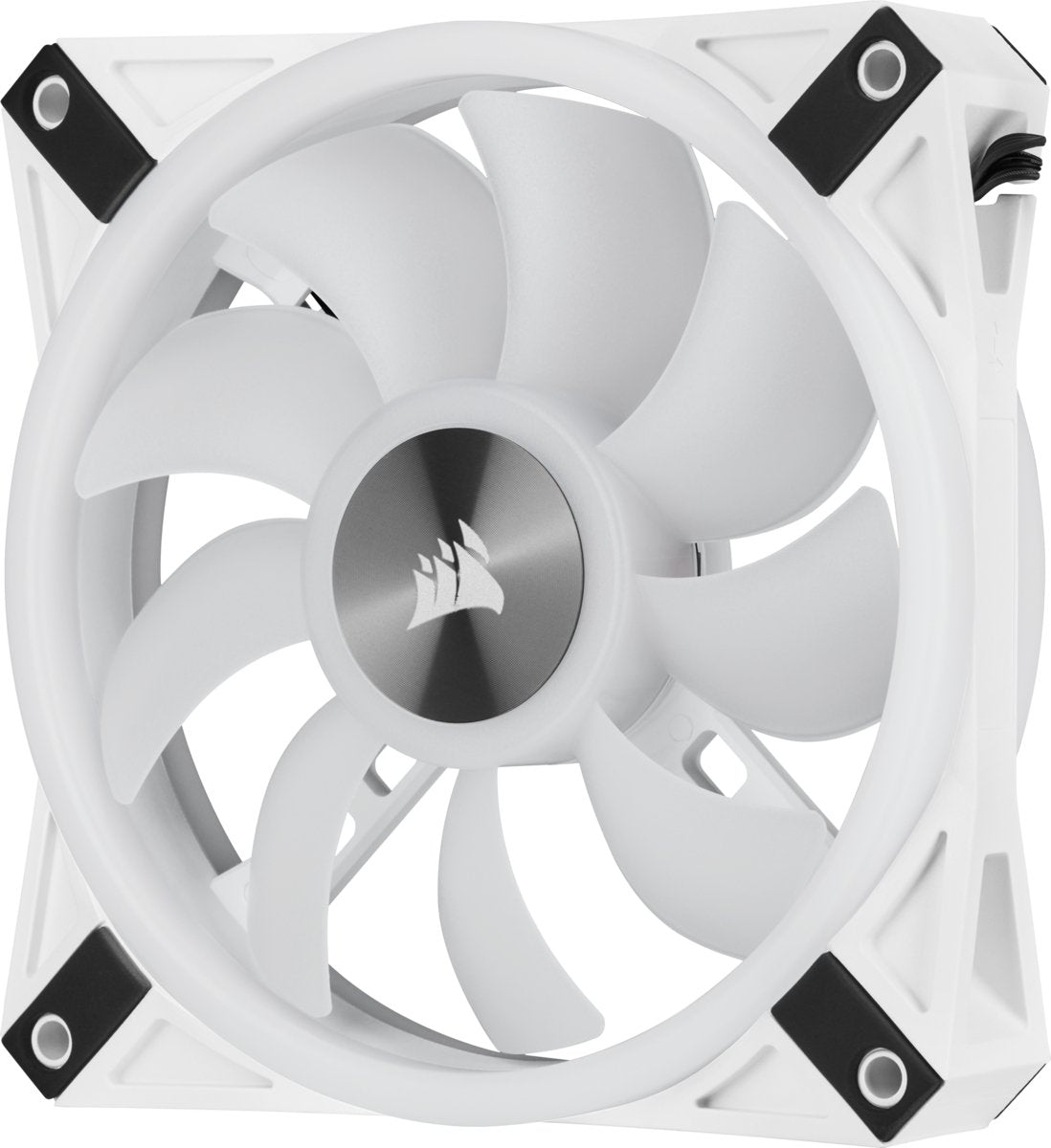 Case Acc Fan 12cm Corsair Ql120wh Rgb 3pcs Rgb Pwm 1500rpm 71m³/H 26dba 4pin Triple Pack White