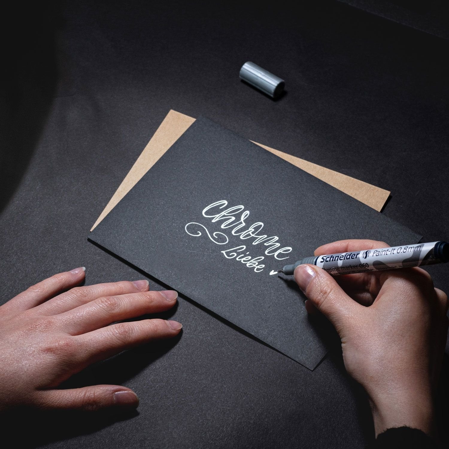 Scheider Marcador Metálico Cromado Paint-It 2 Chrome 0.8mm/2mm Estuche 2 Ud Surtido