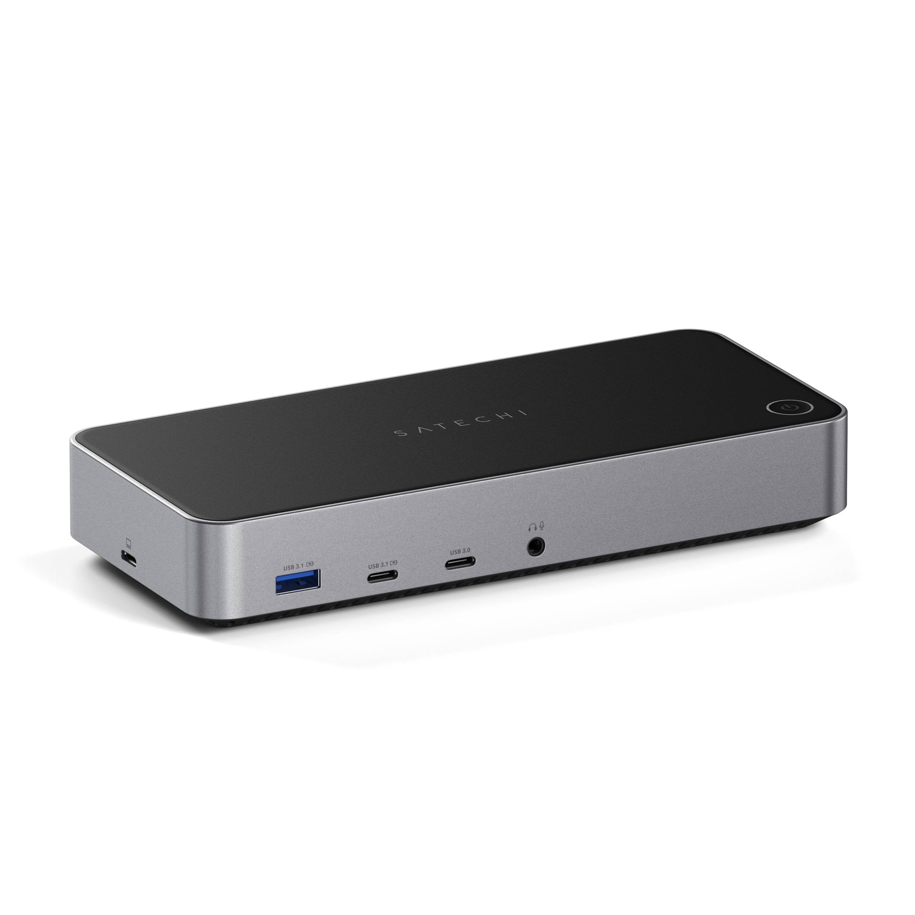 Satechi Triple 4k Display (Mac/Windows Os)  2x Dp 1.4 4k/60 Hz  3x Hdmi 2.0 4k60 Hz  Usb 3.1  Usb-C 3.1  2x Usb 3.0  Usb-C 3.0  Rj-45